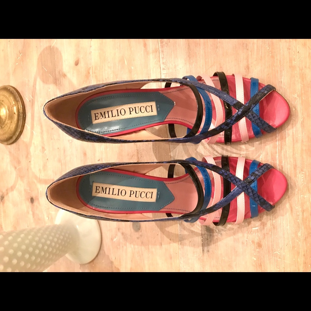 Pucci Multi Colored heals / sandals